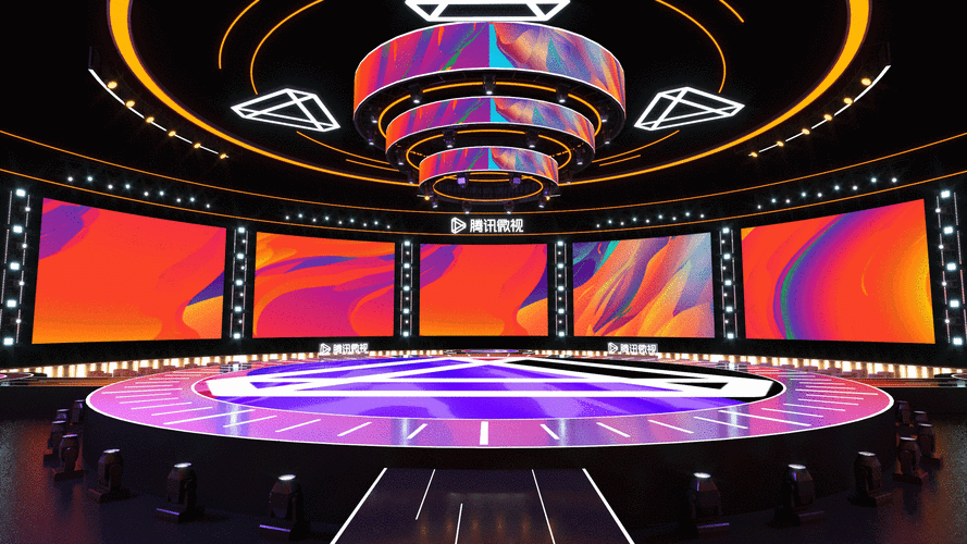 微视晚会舞美创意设计|空间|舞台美术|jun橙子 - 原创作品 - 站酷