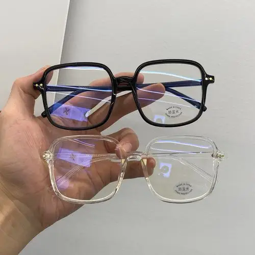 文艺简约复古近视防辐射方框光镜眼镜框