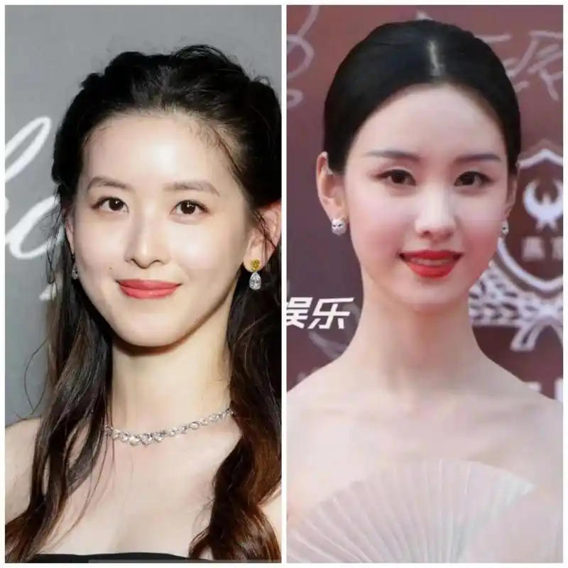 章泽天撞脸陈都灵了吗?