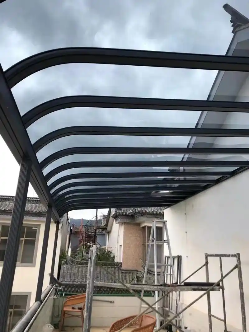 无柱铝合金雨棚厂家电话,桂林雨棚 - 抖音