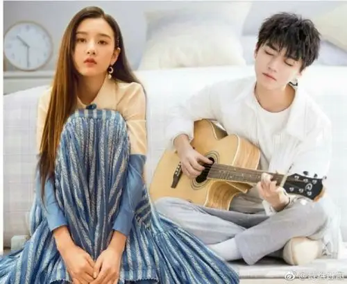 王俊凯和宋祖儿拍婚纱照