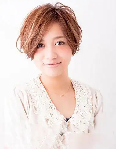 11款菱形脸美眉适合打理的齐耳短发造型!