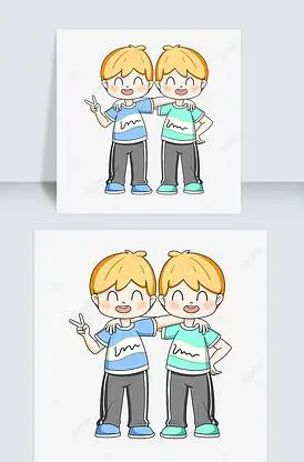 双胞胎兄弟图片素材_双胞胎兄弟模板下载-我图网vip素材