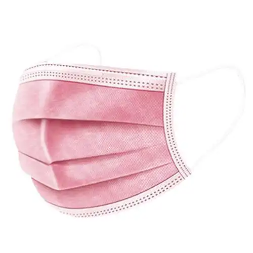 女神粉色口罩一次性防护三层现货防飞沫防尘透气成人口罩男女 时尚