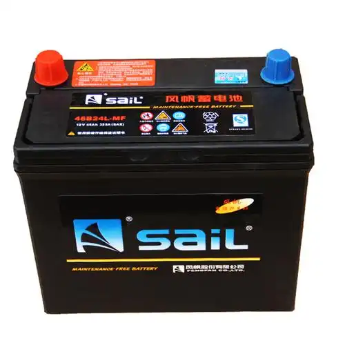 风帆sail免维护蓄电池汽车电瓶6qw45mf电瓶视频