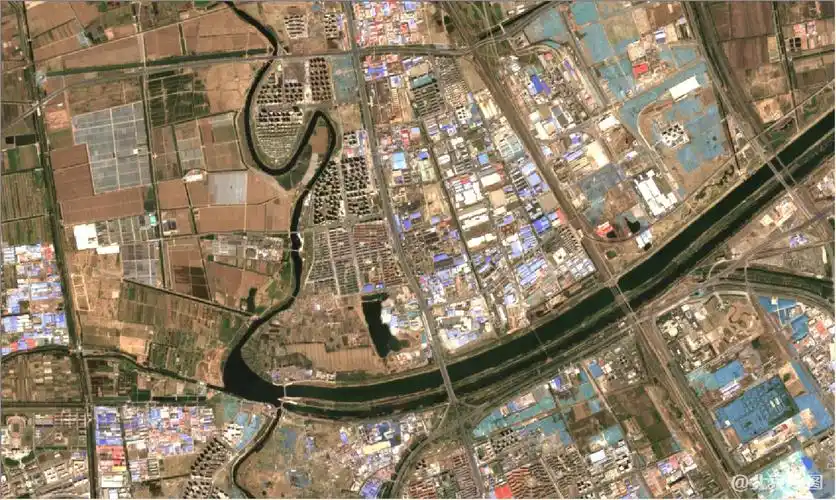 天津市2021年4月份最新卫星影像地图