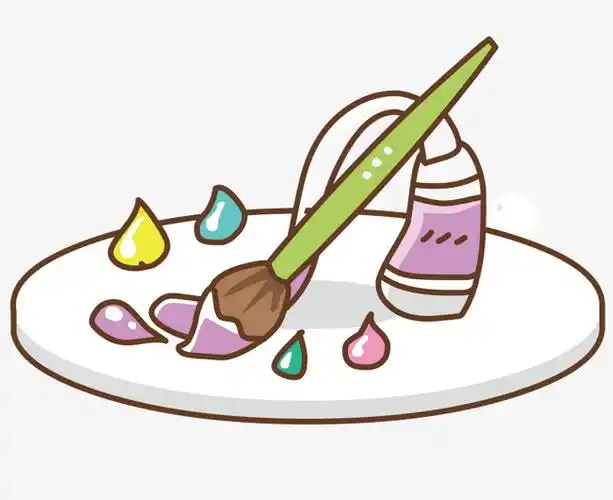 卡通绘画颜料