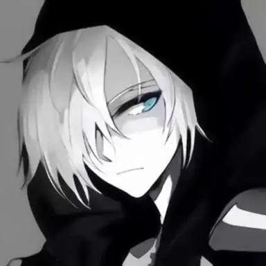 二次元男生头像黑白冷酷异瞳 男生头像图片大全 -【爱个性】