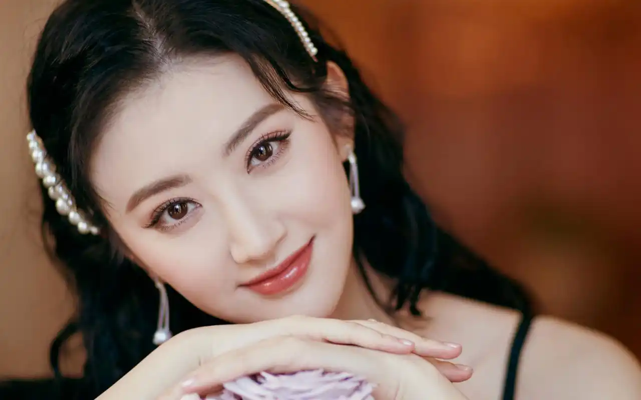 景甜气质温婉图片桌面壁纸_大陆明星_壁纸下载_美桌网