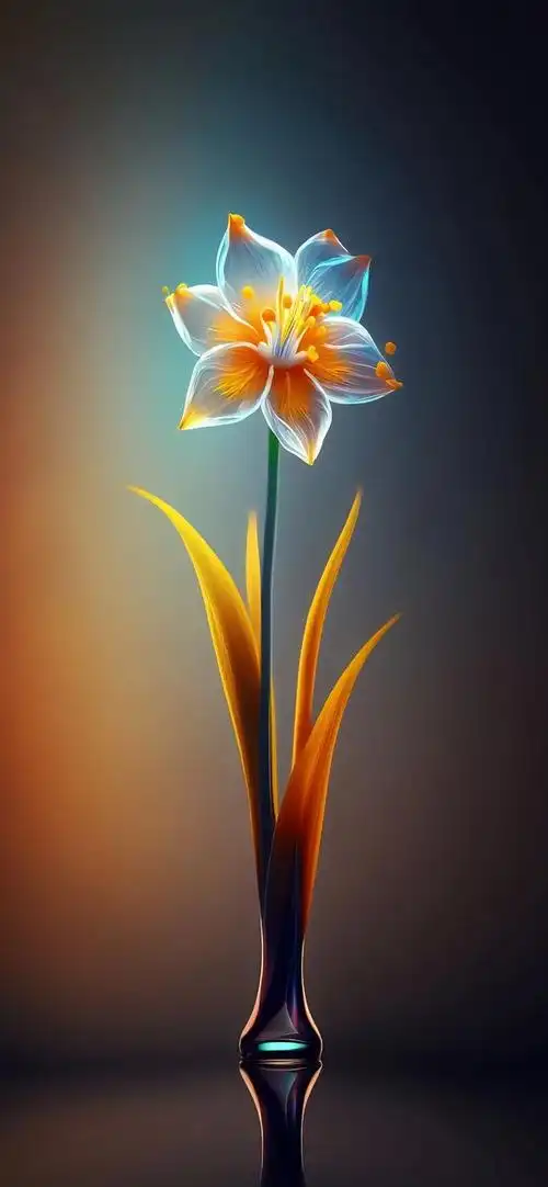 花卉壁纸,闪烁着荧光,漂亮极了