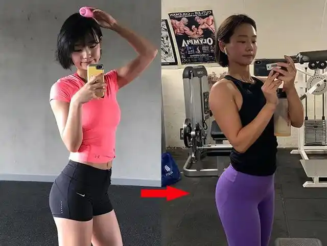 甜美姑娘决定转型健身,腿越练越粗,63公斤体重从不管理饮食