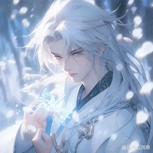 蓝色系古风情头‖听风语