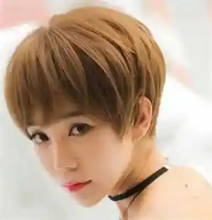 个性短碎发图片大全女,弥漫清新轻盈气息短发