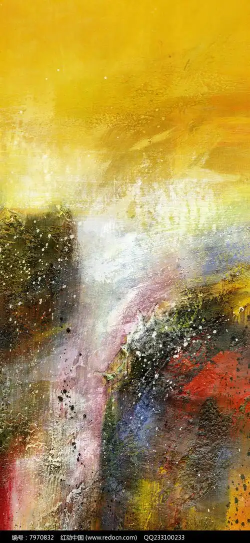 后现代风格高清抽象油画