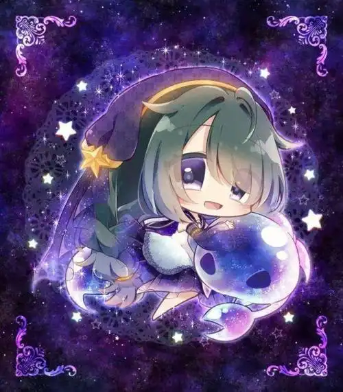 人物卡通图片之q版人物图片十二星座动漫美少女图片大全十二星座q版