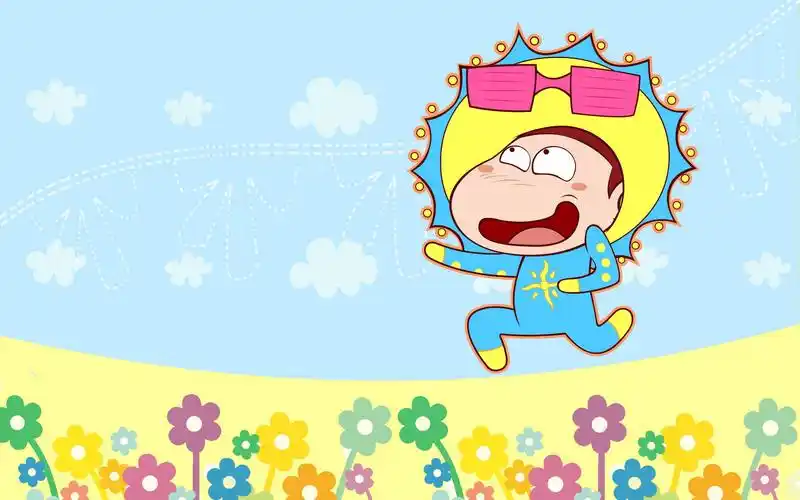 阿u可爱手绘卡通漫画高清壁纸