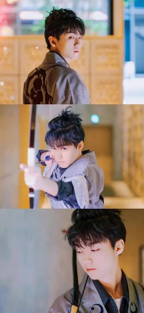 王俊凯壁纸三格拼接高清原图 阳光帅气