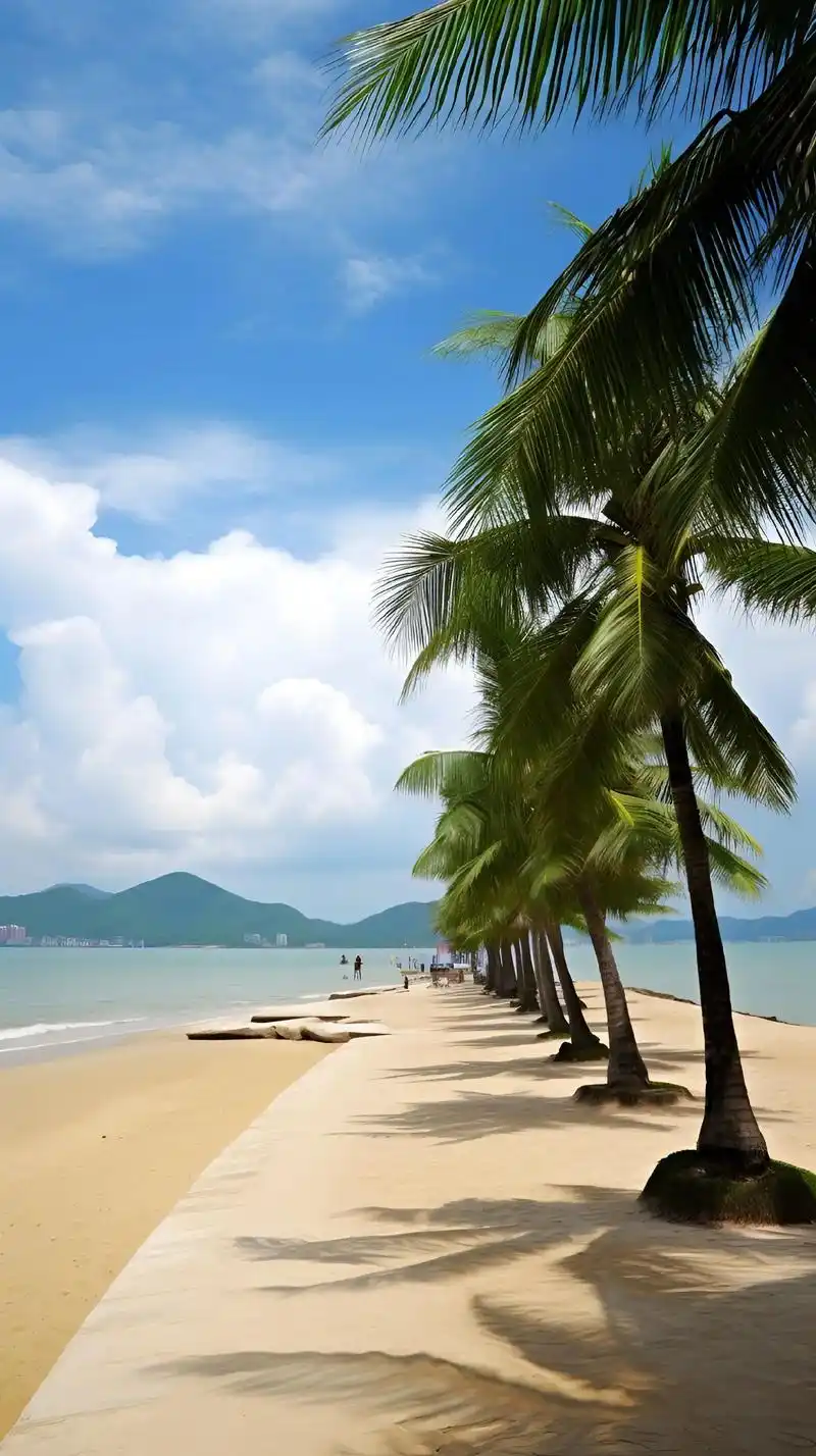 气候温暖湿润,四季如春,细腻的沙滩和清澈的海水,可以欣赏美景 - 抖音