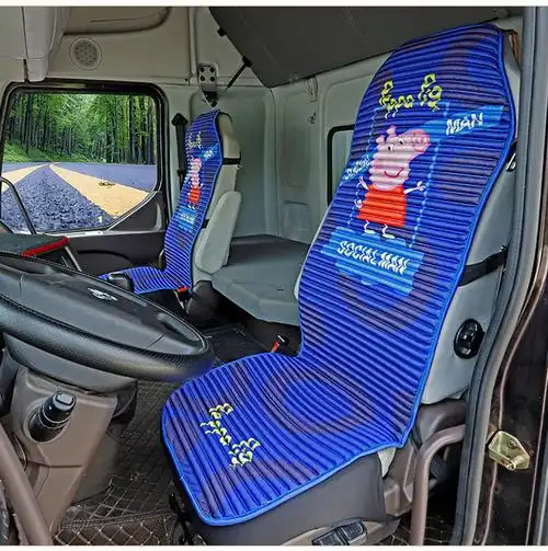 坤胜三一重卡军亮版英杰版英雄通用大货车用品装饰坐垫四季单个座座套