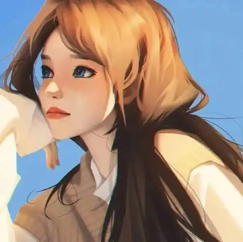 绝美手绘女生头像 | 人生本来就孤独_微信_事事_漂亮