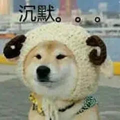 二汪gif沉默gif搞笑gif可爱gif