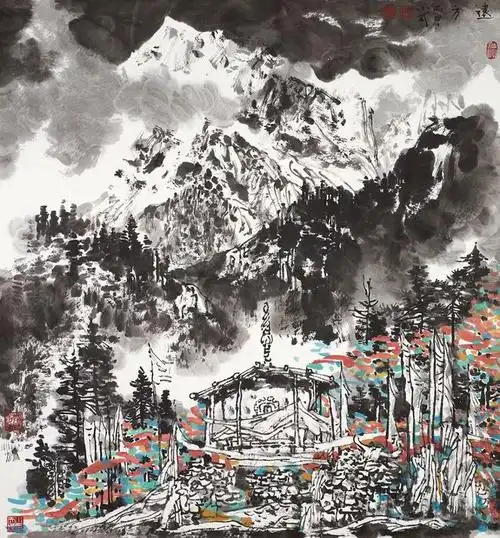 新时代中国水墨领域的创新开拓者李小可的纯净世界在京展出