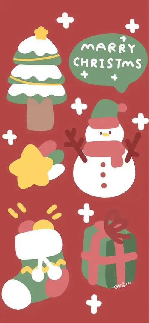 来这里,全网最可爱的圣诞节壁纸等你来拿!