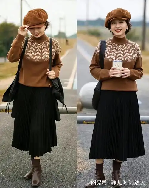 年过百半的女人牢记这3个穿衣搭配技巧展现出得体时尚