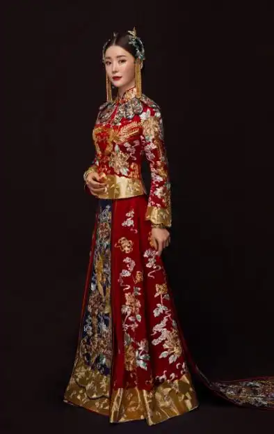 唐装婚纱照拍摄贵阳婚纱摄影