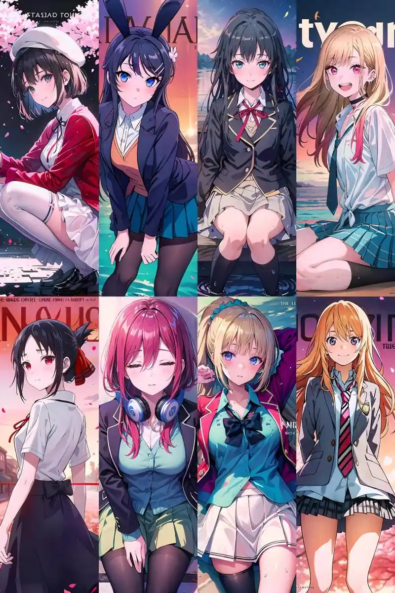 请多关照.#二次元 #动漫老婆 #ai绘画 #麻衣学姐 - 抖音