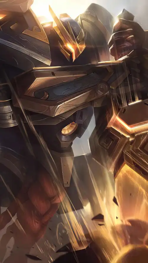 lol英雄联盟 德玛西亚之力 盖伦 garen 王国机神玄武 手机壁纸