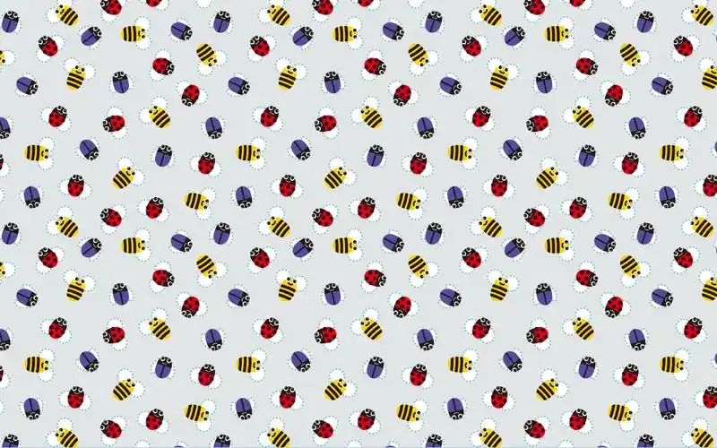 卡通碎花背景图