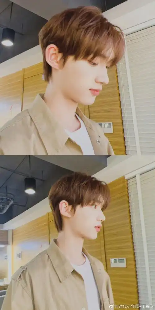 丁程鑫棕色工装套装##丁程鑫镜头下的星空