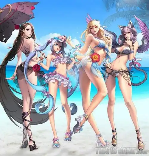 清爽一夏 魔狱军团游戏泳装美女欣赏