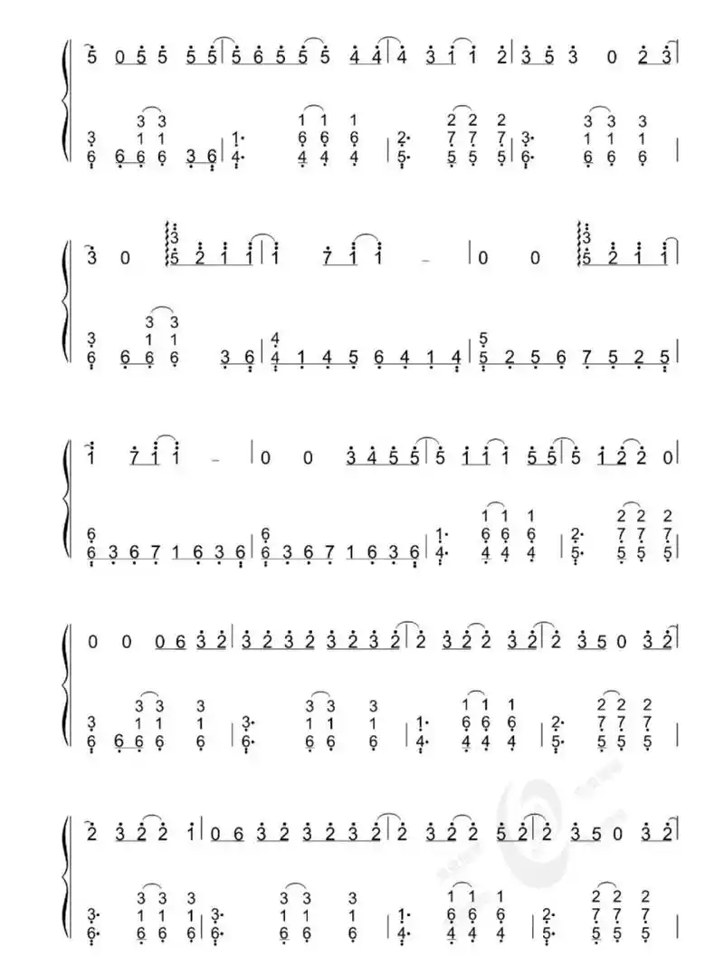 《falling flower》钢琴简谱