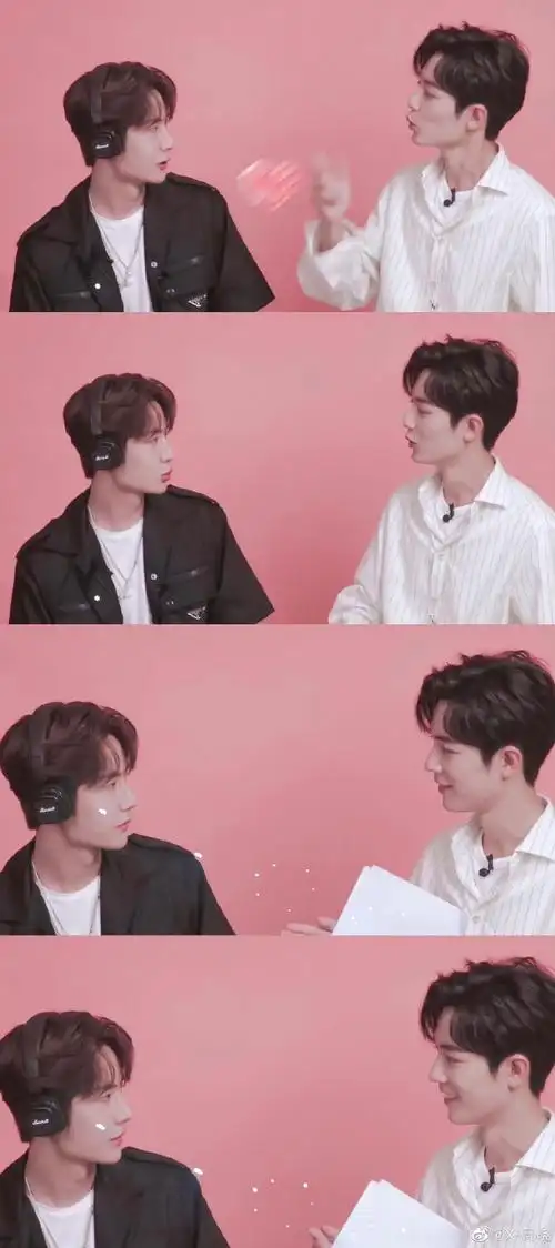 博君一肖壁纸超话#肖战王一博##无水印壁纸#"没关系嘛王一博,我们来日