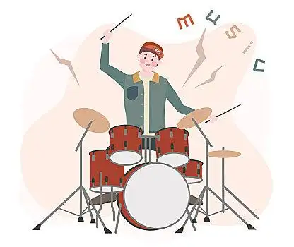 春天矢量音乐会演奏