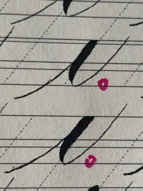 英文花体字基本笔画练习