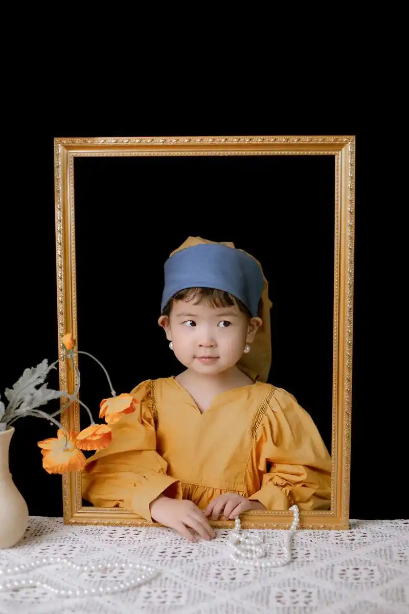 呼和浩特珍珠耳环的少女