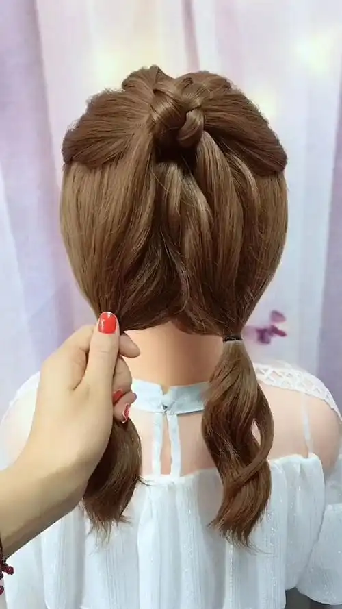 上学可以这样扎,学生党必备发型,快点学起来吧!