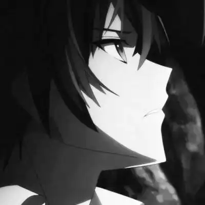 邪魅二次元男生头像 二次元黑暗冷血风格男生头像,卡
