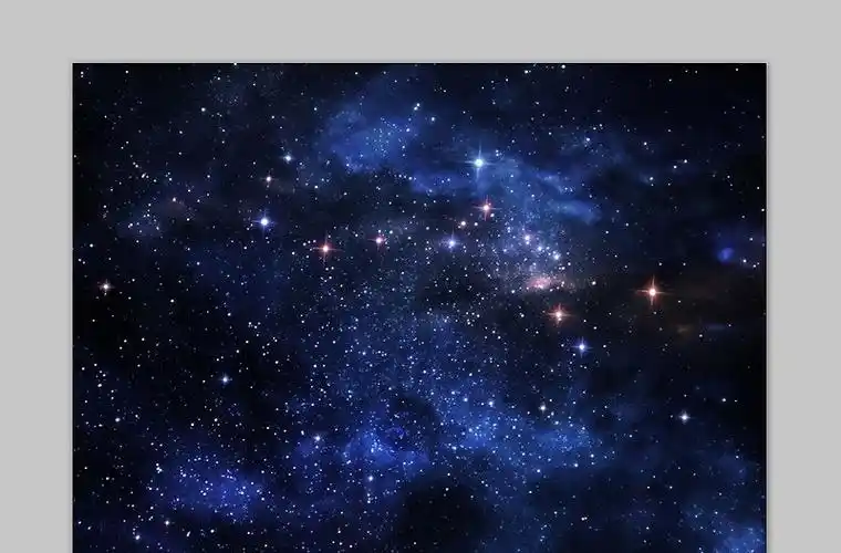 蓝色星空星辰宇宙星星ppt背景图片