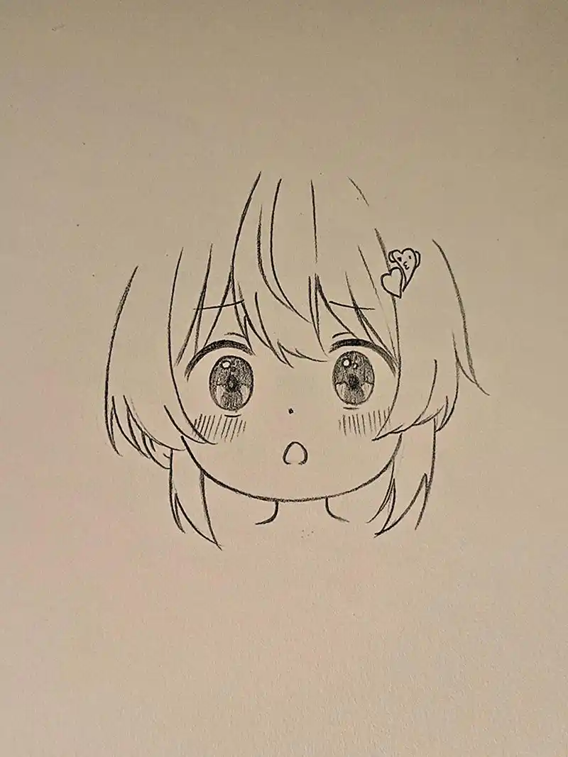 动漫女生头像绘画 #手绘临摹# #绘画教程# #动漫女生头像# #动漫人物