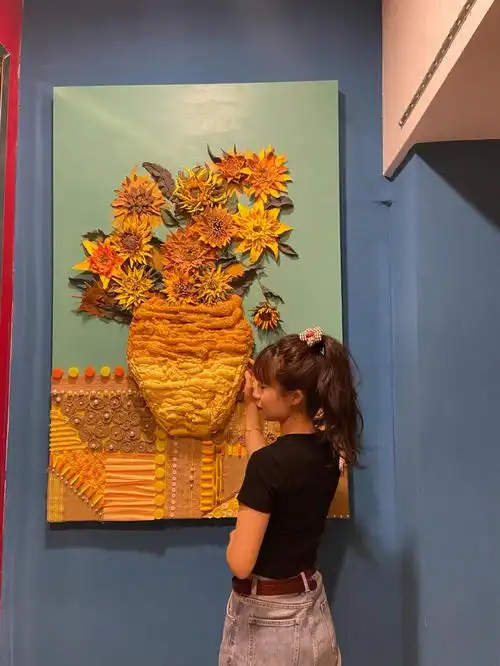 装饰画综合材料绘画