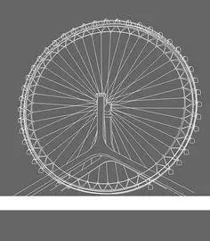 天津之眼简笔画怎么画