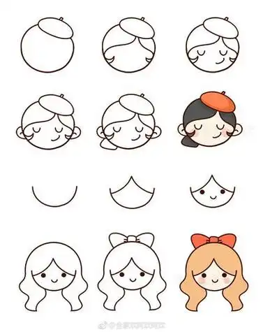 100个简笔画人物 简笔画卡通人物可爱