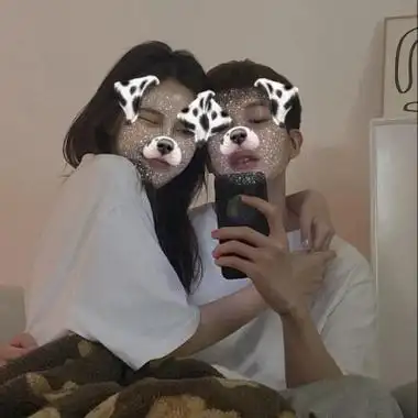 唯美情侣秀恩爱头像一对两张浪漫情头真人最新高清图片大全