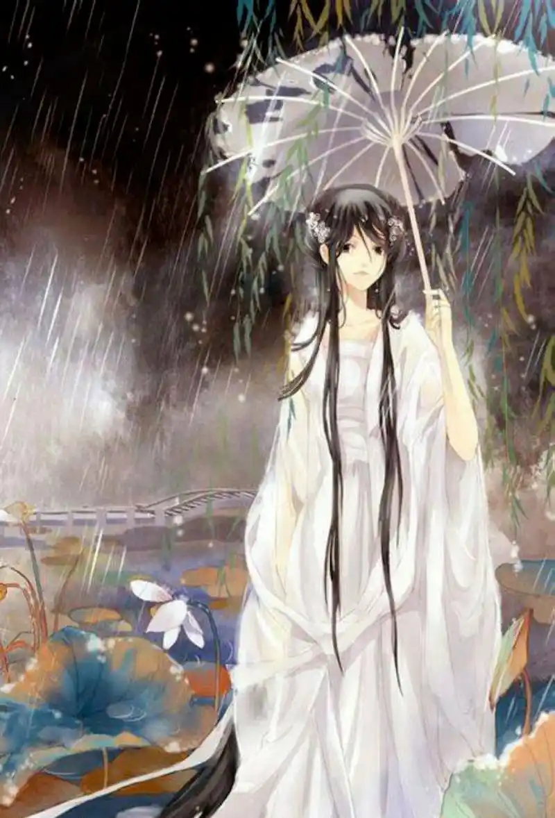 凉鸿原创笠诗笺厢题图:清明冷雨泣池塘(古风绝句八首)