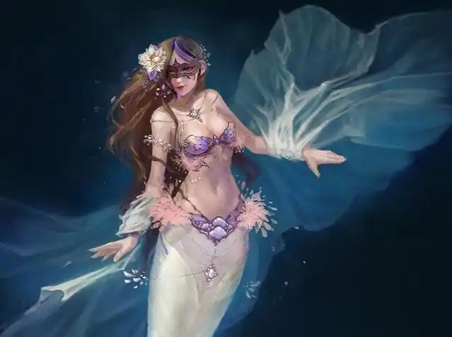 叶罗丽当这些人物变成美人鱼冰公主美若天仙白光莹倾国倾城