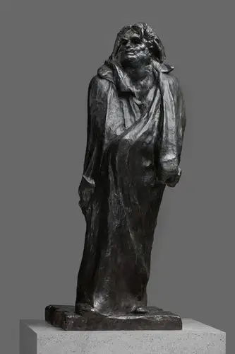 《巴尔扎克》(balzac),奥古斯特·罗丹,1897年,青铜雕塑部分展厅圣
